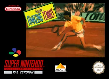 David Crane's Amazing Tennis (Europe) box cover front